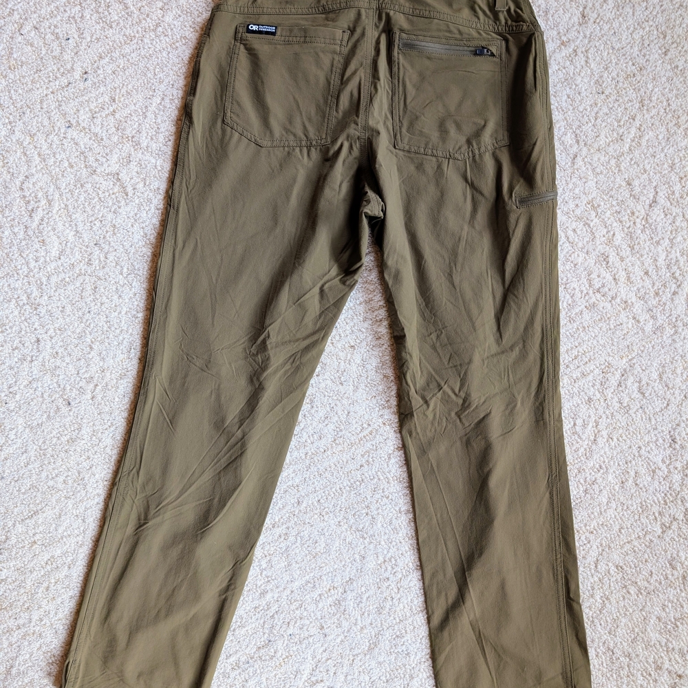 Outdoor Research Men's Olive Green Hiking Pants